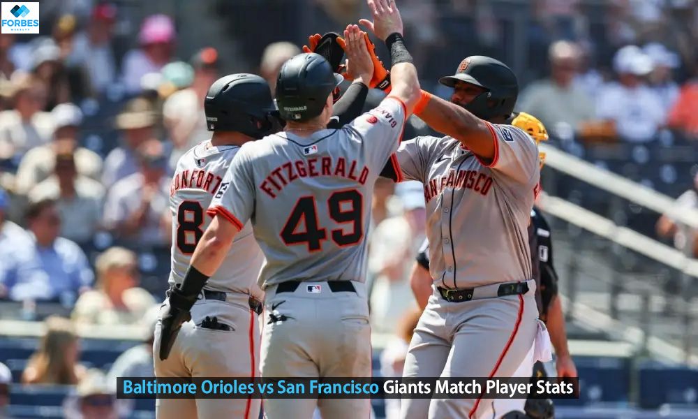 Baltimore Orioles vs San Francisco Giants Match Player Stats